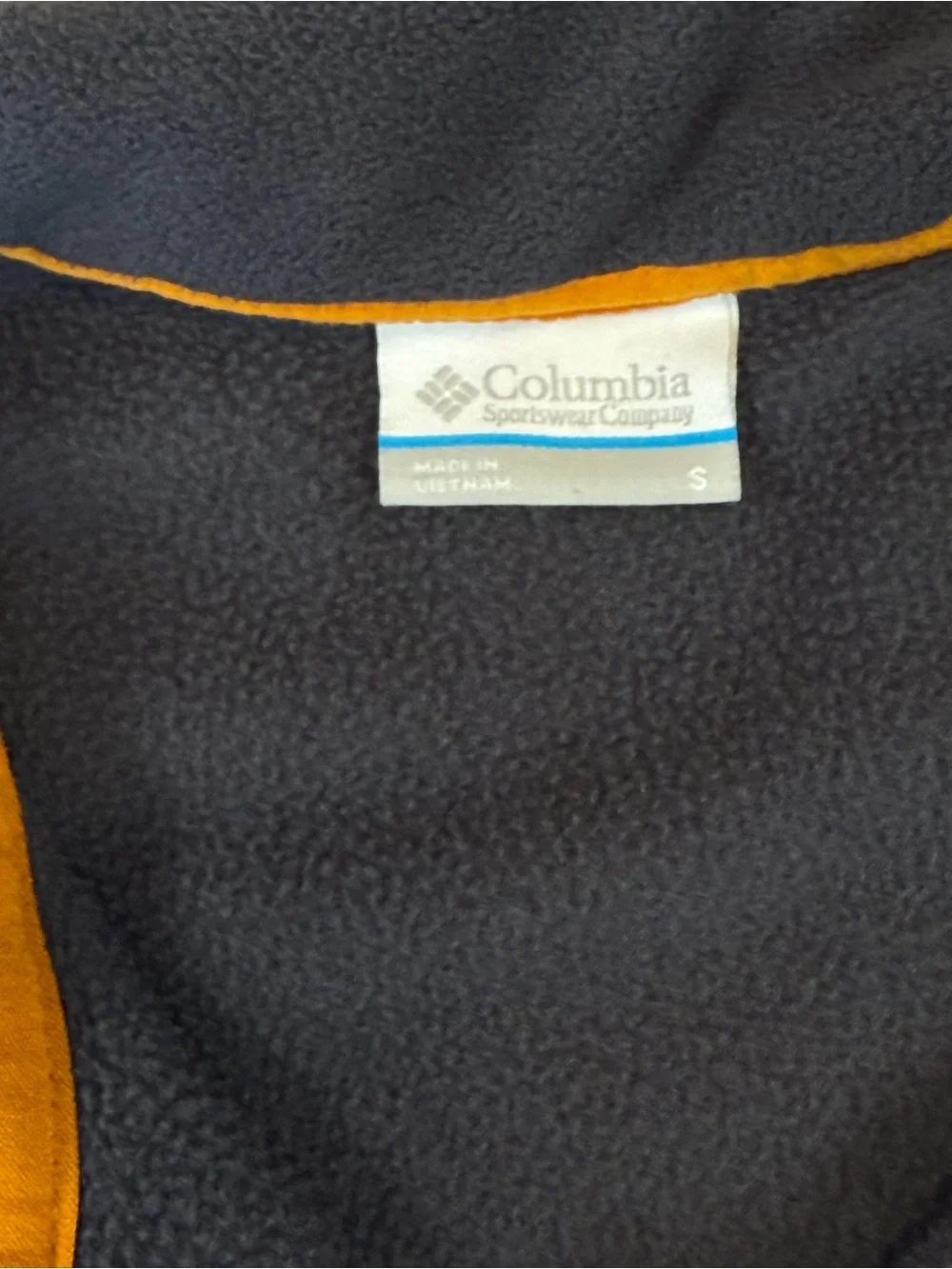 Columbia Fast Trek III Half Zip Fleece Pullover Mens Size Small Oversized Gray